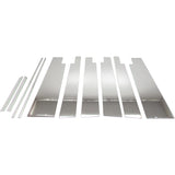 BRIGHTZ Step WGN RK1 RK2 Super mirror surface Stainless steel plated pillar panel standard visor 10pc