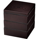Tatsumiya 54167 55.0 Wood Grain 3-Tier Storage Size: Approx. W 5.9 x D 5.9 x H 6.7 inches (15 x 15 x 17 cm)