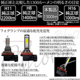 Pikakyu Suzuki Every Wagon [DA17W] LED Fog Valve H8/H11/H16 Built -in driver built -in chrome 1300LM White 6700K 2 pieces 21605