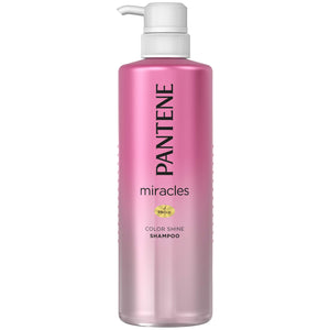 Pantene Miracles Color Shine Prevents Color Fading Damage Repair No Sulfate Additive Shampoo Pump 480mL