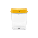 Cielob Serove Automatic Vacuum Canister Square Type Food Storage Container Container (((2.5L, Yellow))