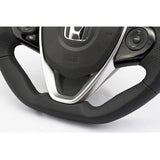 KENSTYLE original steering HB01 Honda S660 (JW5) All Black Leather (Black Stitch)