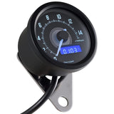 DAYTONA Velona 22024 Electric Tachometer, Black Body, White LED, Diameter 2.4 Inches (60 mm), 15,000 RPM Display.