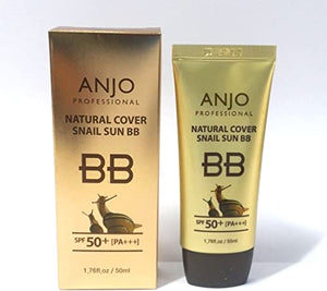 [ANJO] Natural Cover Snail Sun BB Cream SPF 50 + PA +++ 50ml X 1EA / Makeup Base / Snail Mucus / Natural Cover Snail Sun BB Cream SPF 50+PA+++ 50ml X 1EA / Makeup Base/Snail Mucus/Korean Cosmetics/
 Korean Cosmetics