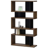 Shirai Sangyo SEP-1690ARDK Separtec Accent Rack, Bookcase, Dark Brown, Width 34.6 inches (87.9 cm), Height 63.2 inches (159.6 cm), Depth 11.6 inches (29.4 cm)