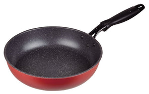 Pearl Metal H-8087 Frying Pan, 10.2 inches (26 cm), Induction Compatible, Teflon Platinum, Treated, Top Marble