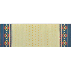 Ikehiko #8236850 Igusa Tatami Yoga Mat, Made in Japan, Earth, Navy, Approx. 23.6 x 70.9 inches (60 x 180 cm)