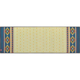 Ikehiko #8236850 Igusa Tatami Yoga Mat, Made in Japan, Earth, Navy, Approx. 23.6 x 70.9 inches (60 x 180 cm)