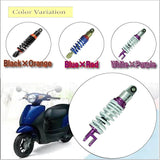 Life Design Johnson.19 Honda Live Dio, Super Dio, 10.4 inches (265 mm), Rear Suspension, Rear Shock, ZX DIO AF18, AF28, AF35, AF34, Zoomer, etc., Stepless Adjustment Function, (White)