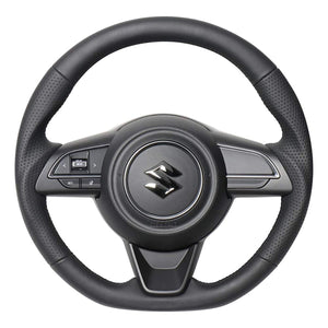 REAL SZA-LPB-BK Steering Swift Sport (ZC33S)Swift (ZC83S etc) All Leather