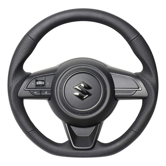 REAL SZA-LPB-BK Steering Swift Sport (ZC33S)Swift (ZC83S etc) All Leather