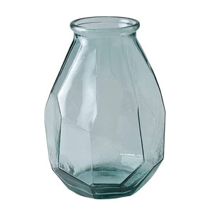 SPICE OF LIFE VALENCIA VGGN2240 Vase, Recycled Glass, Flower Base, Diameter 9.1 inches (23 cm), Height 13.6 inches (34.5 cm), Spanish Glass