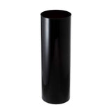 Flower Market Pro Cylinder Flower Base Handmade Vase 45x15cm Black Made in Japan T-5382B