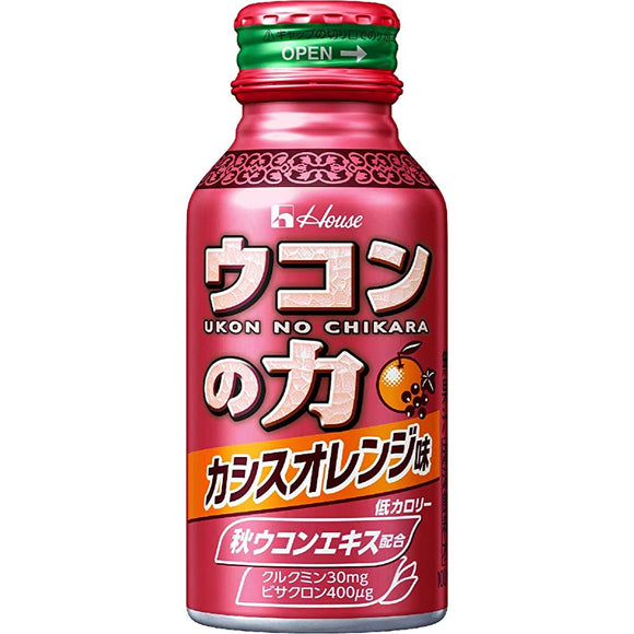 House Wellness Foods Power of Turmeric Cassis Orange Flavor, 3.4 fl oz (100 ml) x 60 Bottles (Curcumin 30 mg / Bisacron 400 μg) Formulated