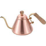 Wahei Freiz CS-027 Chitose Chitose Pure Copper Drip Kettle, Made in Japan, 3.0 fl oz (0.9 L), Wooden Pattern, For Gas Stoves Only