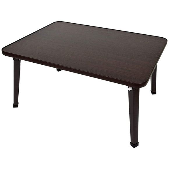 Mitsuwa Pallet Table Width 60 x Depth 45 x Height 31 cm Brown Made in Japan Folding PA-60