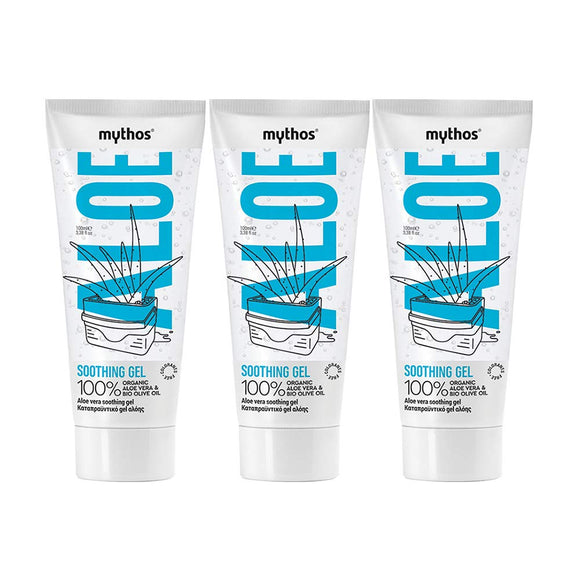 Mythos Aloe (value set of 3) Soothing Gel Aloe 100mL 100mL x 3 bottles