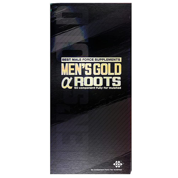 MEN'S GOLD αROOTS (Men's Gold Alpha Roots) Maca Citrulline Viper Suppon Zinc Guarana Supplement 50 Ingredients 180 Tablets 90 Days' Worth