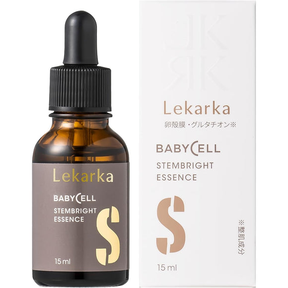 Lekarka Stem Bright Essence L Serum Moisturizing Sensitive Skin Prevents Rough Skin Fullerene Glycerin Peptide Eggshell Membrane Extract Lekarka Official 15ml