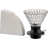 HARIO SSD-360-B Immersion Dripper, Switch 360, Easy Extraction, Just Press to Extract, Finished Volume: 12.2 fl oz (360 ml), Black, Made in Japan