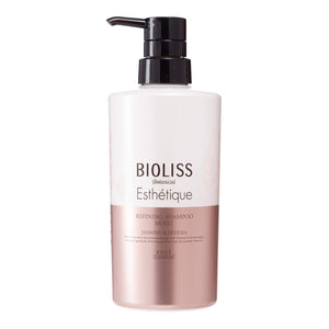 SALON STYLE KOSE Bioliss Botanical Aesthetic Refining Shampoo (Moist) Moisturizing, Curling, Drying, Damage Care Jasmine & Freesia 500ml