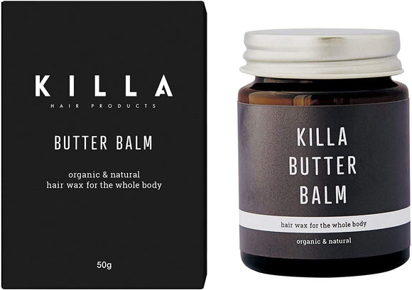 [KILLA/Kira Butter Balm 50g] Shea butter wax/Organic wax/Citrus citrus scent/Can also be used as lip balm and hand cream