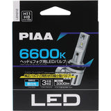 PIAA Headlight/Fog Lamp LED 6600K <Controller Less Type-Standard Dad Series> 12V 19W 3300LM H8/H9/H11/H16 3rd year Guarantee Inspection Noise compatible 2 pieces LEH212