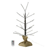 Spice of Life BRXS3011BR Christmas Tree LED Branch Tree, 73 Bulbs, USB Type, Brown, 23.6 inches (60 cm), Illumination, 8 Types of Flashing Patterns, Timer and Remote Control Included
