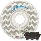 Swimava Swimmerba (Genuine Japanese Product), Neck Ring Bijinya Original Hot Wipes Lid (Chevron Gray)