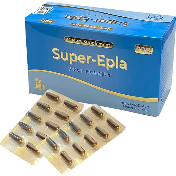Super-Epla Horse placenta + PQQ (460mg x 100 capsules) Super-Epla