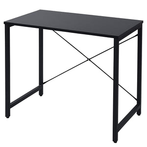 Yamazen MCP-8050R (BKSBK) Desk, Width 31.5 inches (80 cm), Load Capacity 132.3 lbs (60 kg), Depth 18.9 x Height 27.6 inches (48 x 70 cm), Adjuster Included, Simple, Computer Desk, Study Desk, Assembly, BlackBlack, Work from Home