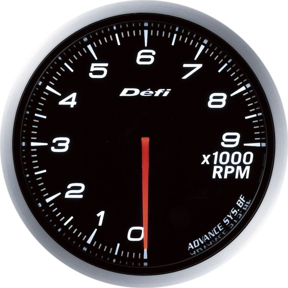 Defi DF10704 ADVANCE BF Tachometer, 9000 RPM, White, 60mm – Goods Of Japan