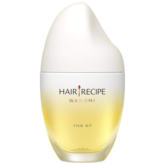 Hair Recipe Japanese Fruit Smooth Rice Oil 100% Pure Rice Hair Oil For dryness and swells Leave-in treatment 53ml