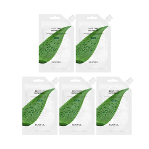 [EUNYUL] Unyul Daily Care Aloe Soothing Gel Pouch 50mlx5ea [5 Packs] Korean Skin Care Cosmetic Soothing/Moisturizing Aloe Vera Skin Care/Body Care Portable Pouch Type Aloe Soothing Gel Pouch