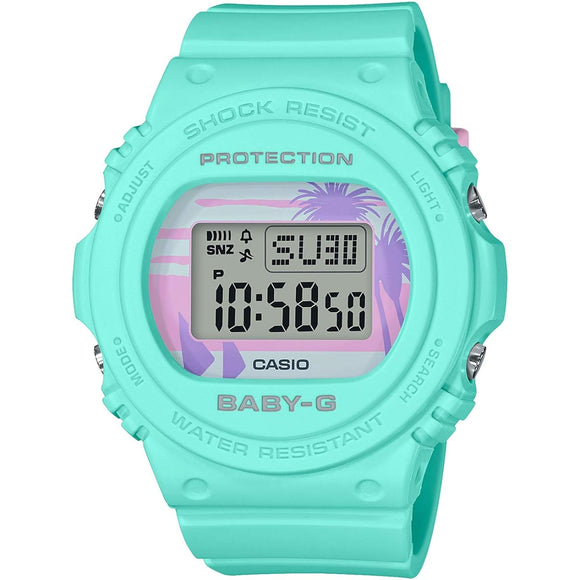 [Casio] Baby Gee 80's Beach Colors BGD-570BC-3JF Women's Green