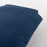 Muji 44790649 Washed Duvet Cover, Q, Dark Navy