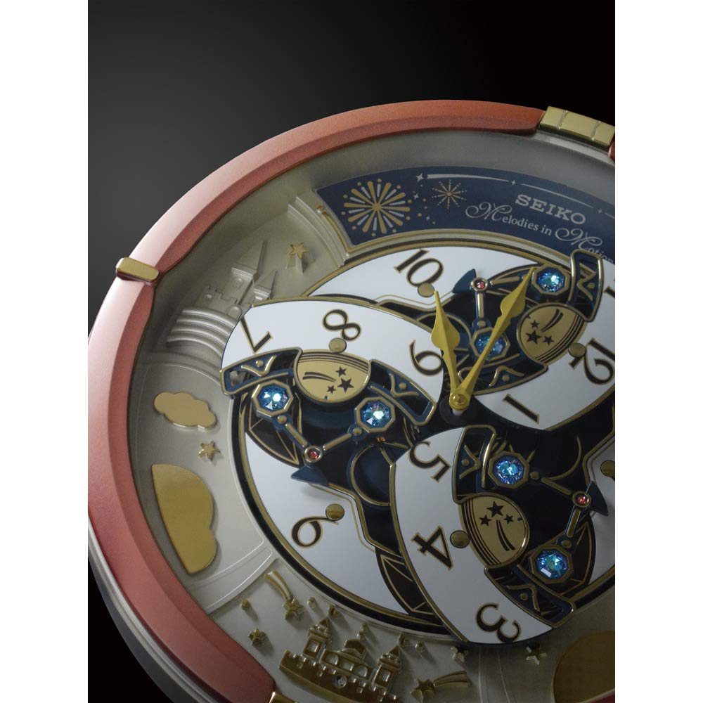 Seiko RE601B Wall Clock, Karakuri Clock, Analog, Triple Selection 