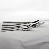 Nagao Niji Dinner Cutlery Set, 5 Pieces, 18-8 Stainless Steel, Multi-Color, Made in Japan