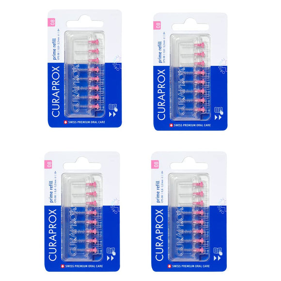 Claprox Interdental brush CPS 08 (pink) (4 refills)