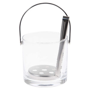 Toyo Sasaki Glass Ice Pail Ticker Tackerel, Approx. Diameter 4.8 x 4.7 inches (12.1 x 12 cm), Made in Japan 62869N