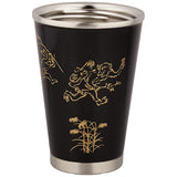 THERMO MUG Stainless Steel Tumbler with Lid (Black), 10.1 fl oz (300 ml), Lacquer, URUSHI MOBILE TUMBLER MINI UM-MB, 1 Piece