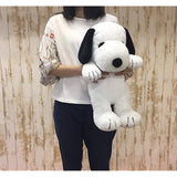 Peanuts Snoopy HUGHUG Plush Toy 077400-15, Size L, Black