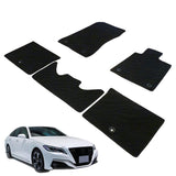 Phoenice Car Mat, Floor Mat, Domestic Production, Toyota Crown Hybrid 220 Series, Wave Black, Wave Black, Anti-Slip Shape, Non-Slip, Car Mat (CAR GOODS SPECIALTY STORE)