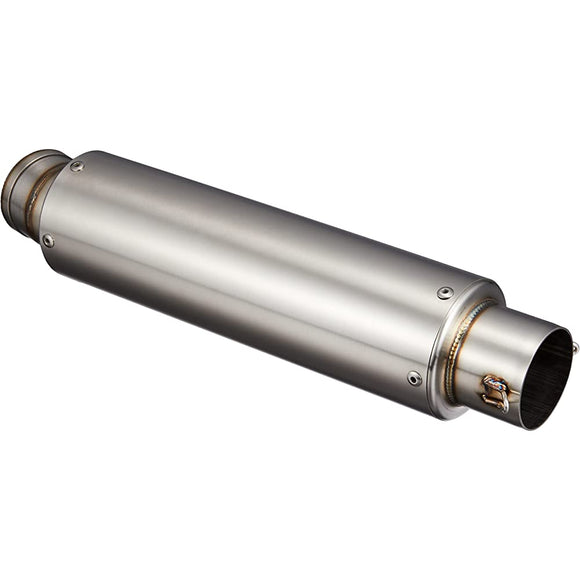 U-CP MFST89A φ3.5 x 11.8 inches (89 x 300 mm), Insertion φ2.4 inches (60.5 mm), Stainless Steel, Racing Silencer, Universal