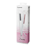 Panasonic Hair Iron EH-HW12-W, For both curly and straight hair, Can be used abroad, 1.3 inches, White