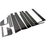 BRIGHTZ Fried Spike Hybrid GP3 Super Mirror Stainless Steel Black Plated Pillar Panel Standard Vizer Use 12PC