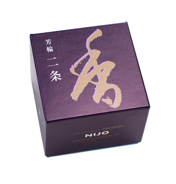 Shoyeido Incense Hanijo, Swirl Type, Set of 10, with Naughty Square Shape 210121