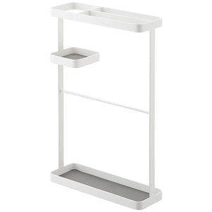 Yamazaki Umbrella Stand Plate Slim White 2228