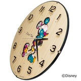 Seiko Disney Time FW586B Mickey Mouse Analog Wall Clock, Mickey and Friends, Natural Wood Grain