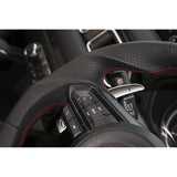 KENSTYLE (Kenstyle) Original steering MD03 Mazda Demio (DJ system) 2016/11 ~ Black Leather/Red Line (Red Stitch) All Nappa Leather Mazda 2 Steering Wheel MD03